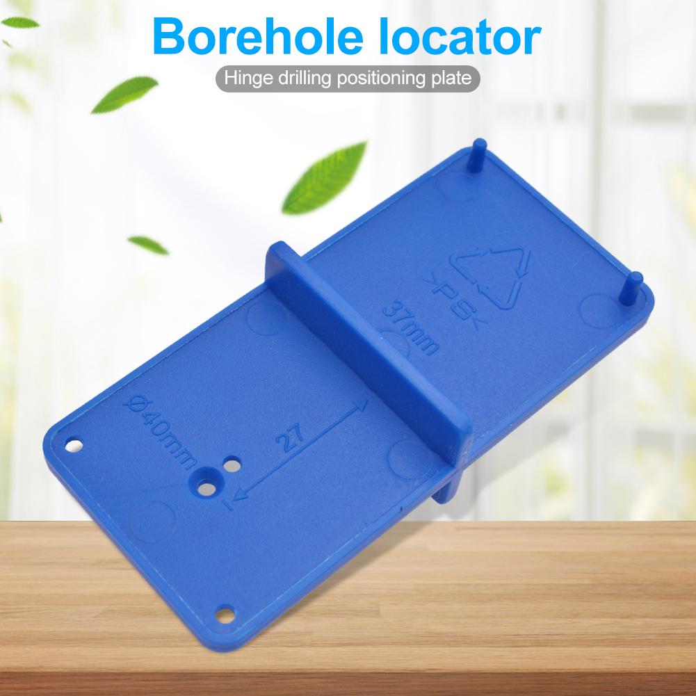 35mm 40mm Woodworking Punch Hinge Drill Hole Opener Locator Guide Template Door Cabinets DIY Tools Drilling Template Tool