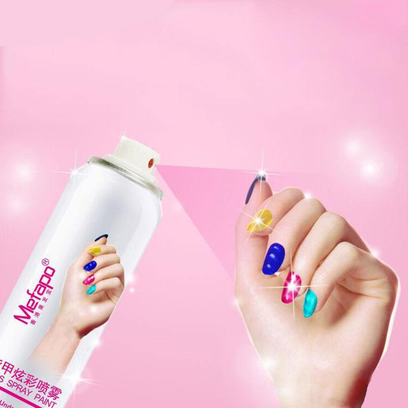 Nail Polish Nail Spray Environmentally Friendly Non-toxic Nail Nail Spray Peelable Set Foundation Varnish Polish Paint D5N2