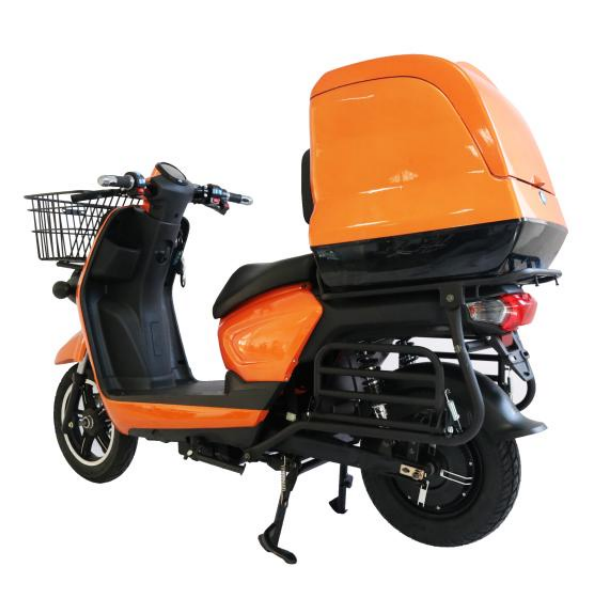 delivery big trunk electric scooter with basket