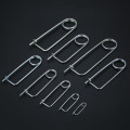 10/5/1Pcs Steel Brooch Shape Cotter Safety Pins Spring Pin Quick Lock Brooch Locking Fastener for Farm Lawn Garden Hitch 9 Sizes