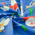 Booksew Printed Blue Christmas Festival Series PureCotton Fabrics for Needlework Sewing DIY Patchwork Per Meter Cloth Bed Sheet