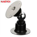 NAIERDI Stainless Steel Magnetic Door Stops Sticker Toilet Hidden Door Holders Catch Floor Nail-free Doorstop Door Hardware