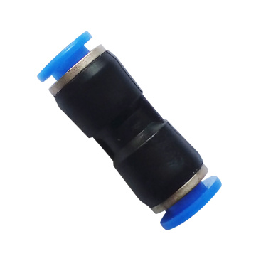 PU 4 6 8 10 12 MM Straight Push in Fitting Pneumatic Push to Connect Air Quick Fitting Equal Union Connector