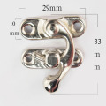 12pcs Antique Bronze Iron Padlock Hasp Hook Lock For Mini Jewelry Wooden Box With Screws Furniture Hardware 29*33mm