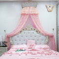 Princess Crown Mosquito Net Bed Curtain Girl Children Room Decor Bedside background Yarn Romantic Tents Bed Canopy Valance