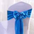 25pcs Satin Bow Tie Chair Sash Bands For Hotel Banquet Wedding Party Decoration Red/Blue/Yellow Multi Color 16*275cm