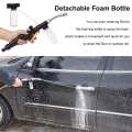 High Pressure Washer Foam Gun Car Washing Adjustable Stainless Steel Air Conditioning Cleaning Nozzle Garden Water Gun Tool