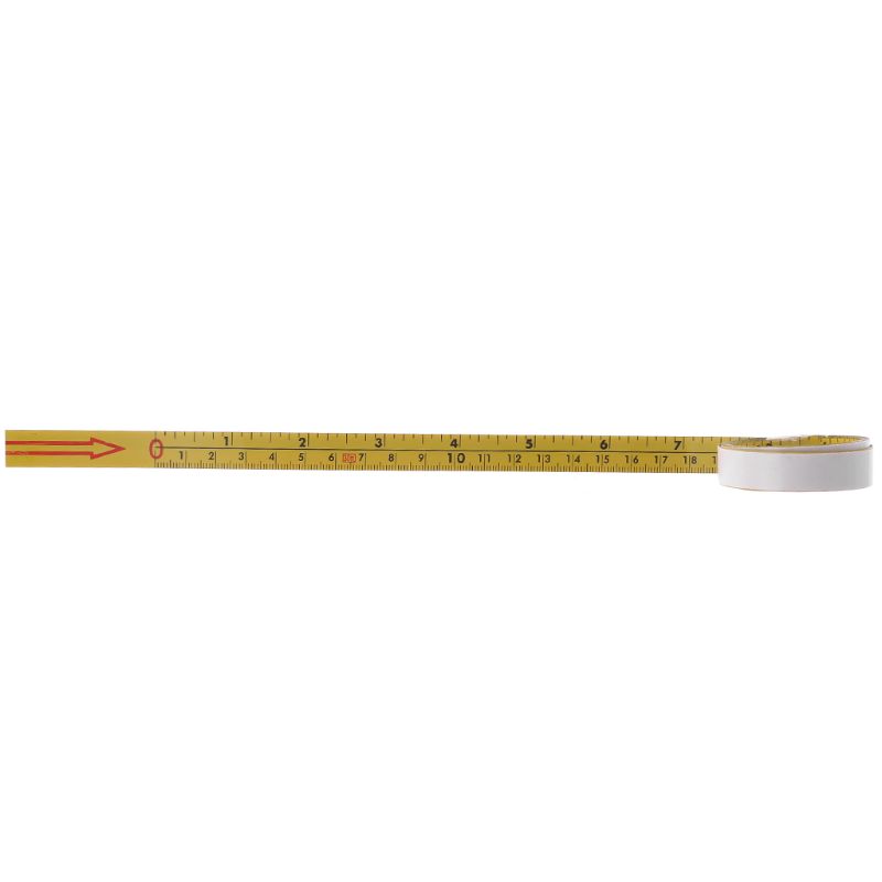 Inch & Metric Self Adhesive Tape Measure Steel Miter Saw Scale Miter Track Ruler For Router Table Saw T-track Woodworking Tools