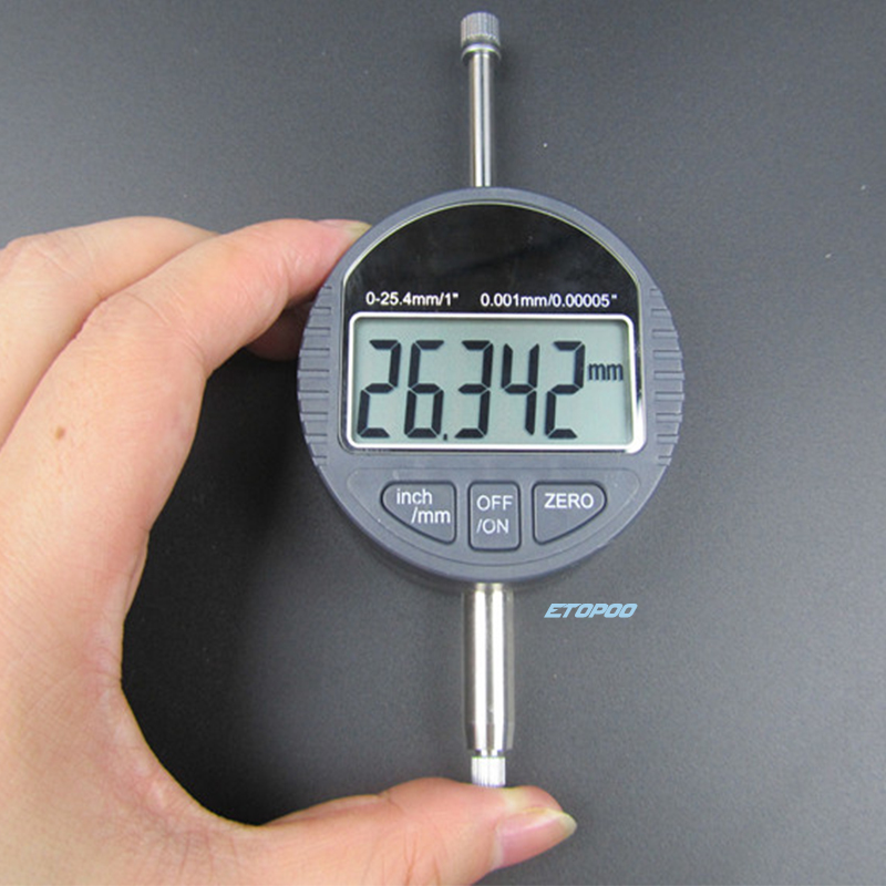 1inch Micron digital indicator 0-25mm 0.001mm electronic indicator dial gauge dial indicator