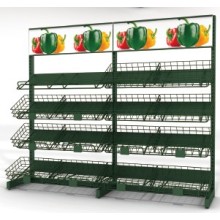 Supermarket Fruit and Vegetable Display shelf