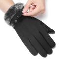 BISON DENIM Men's Winter Gloves Suede Touch Screen Warm Autumn Winter Gloves for Men Outdoor Sport Skiing Hiking Gloves S036