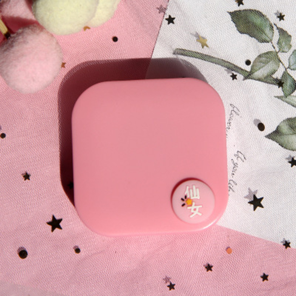 Cute Contact Lens Case Portable Travel Glasses Lenses Box Women Girls Eyes Care Cartoon Glasses Soaking Storage Accessories