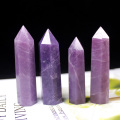 1PC Natural crystals hexagon pillar Purple cloud mother crystal point Clinopyroxene home decor modern decoration gift