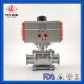 Sanitray Tri clamp connection pneumatic ball valve