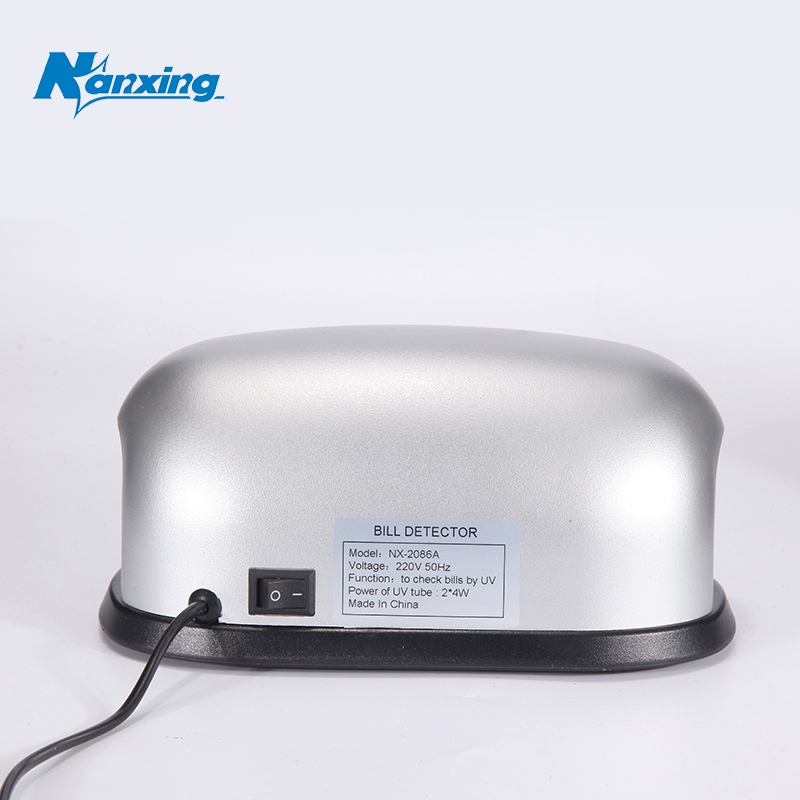 [NANXING]8W Super UV Lamp money Detector Machine for detecting fake money currency detector to test cash money machine NX-2086A