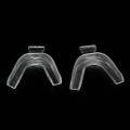 2Pcs Boxing Protection Transparent Mouth Guard Tray Sport Equipment Night Guard Gum Shield Mouth Tray for Bruxism Teeth Grinding