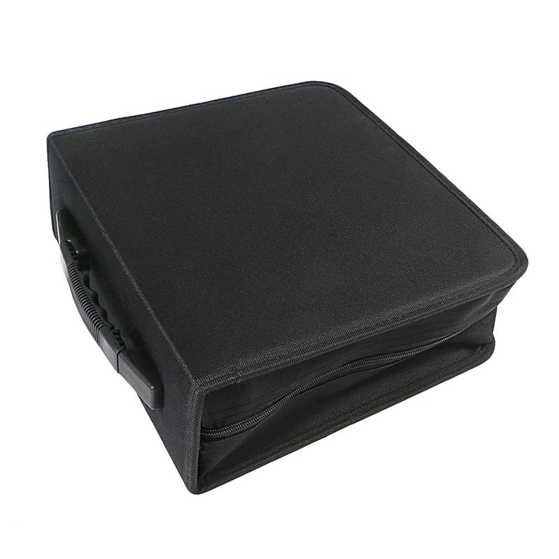 1pc 320 Discs CD Wallet PU Leather Portable Dustproof Large Capacity CD Binder CD Case CD Storage Holder DVD Holder