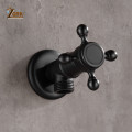 ZGRK Black Oil Rubbed Bronze 1/2"male Brass Bathroom Angle Stop Valve Gold Finish Filling Valves