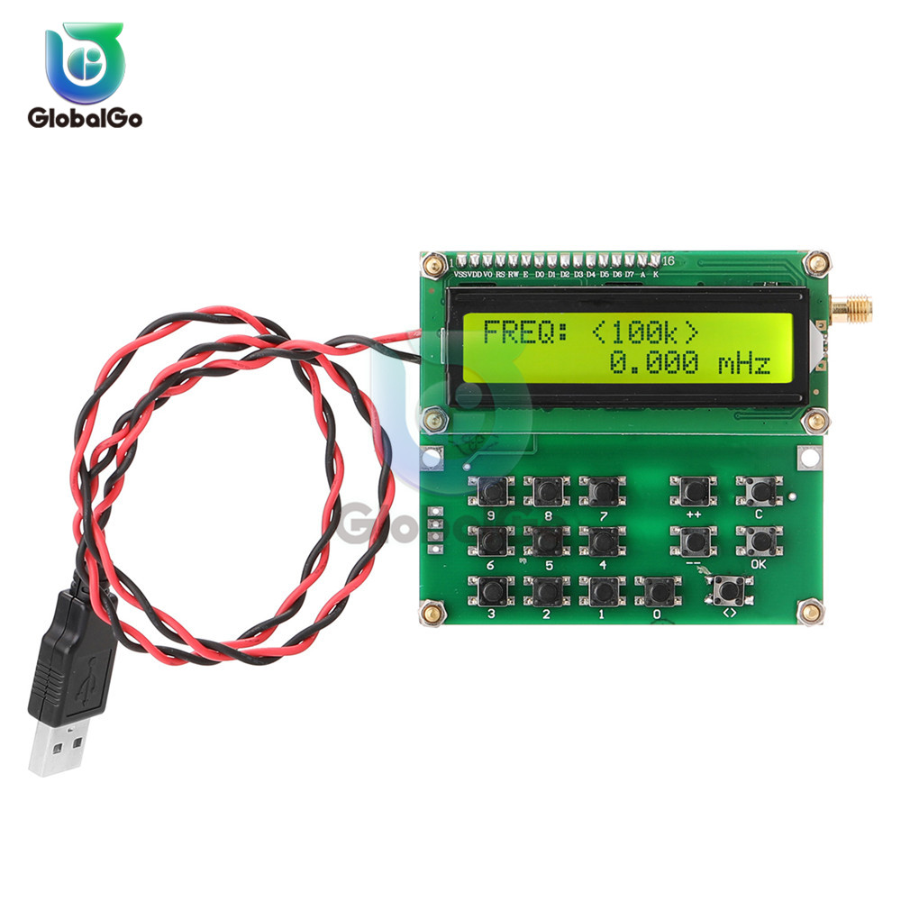 ADF4351 Signal Source Variable-Frequency Oscillator Signal Generator 35MHz to 4000MHz Digital LCD Display USB DIY Tools