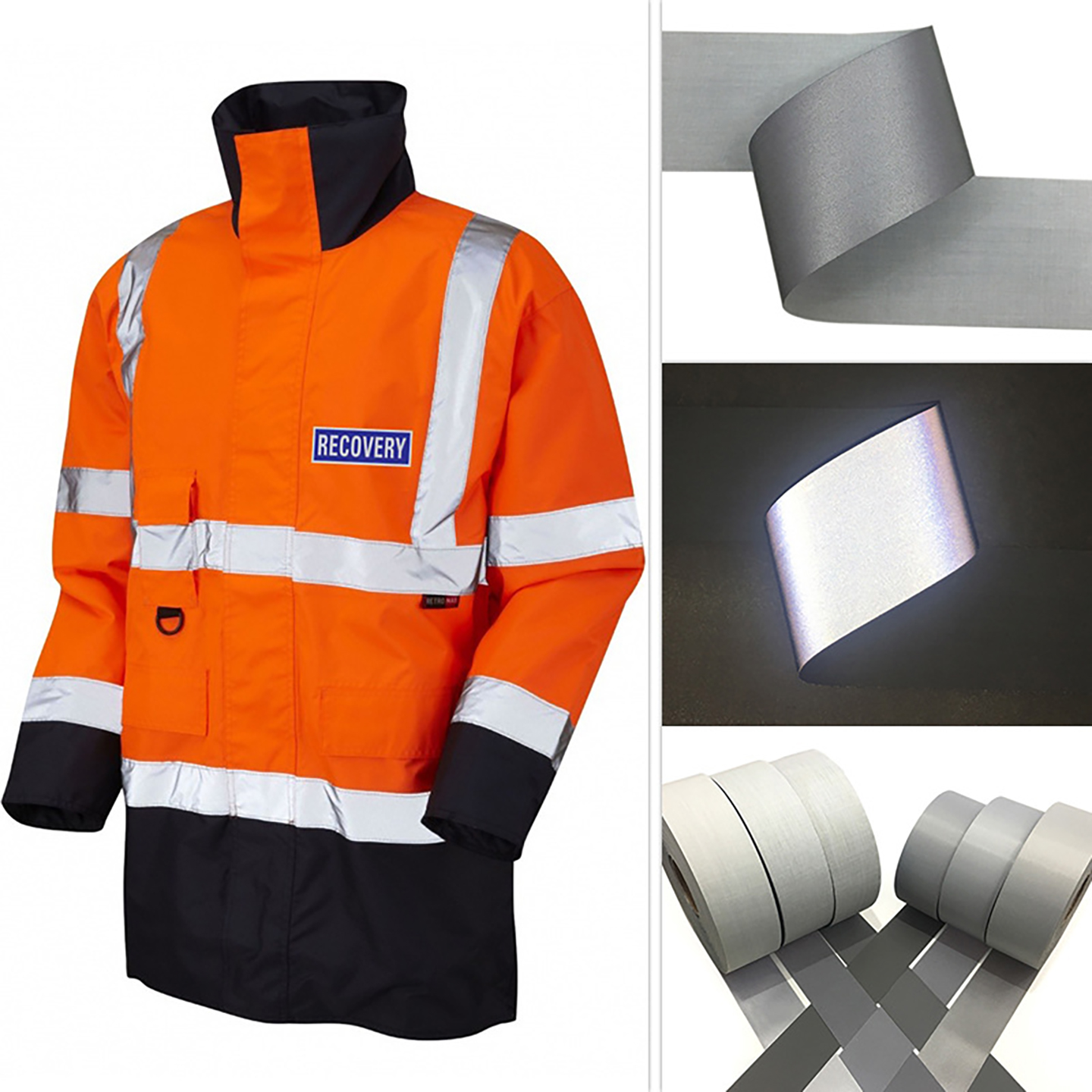 Flame Resistant Reflective Strips