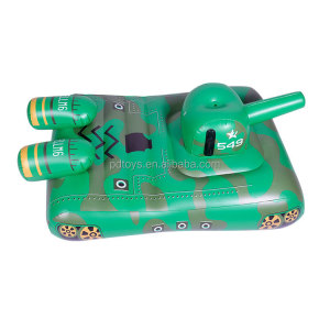 Inflatable tank Water Play Toys with water gun