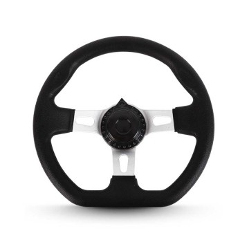 270mm With Holes Hardware Classic 3 Spokes PU Foam Universal Replacement Steering Wheel Durable For Go Kart Interior Accessories