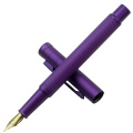 Hongdian Purple Forest Metal Fountain Pen Golden Nib EF/F/Bent Beautiful Tree Texture Excellent Writing Business Office Pen