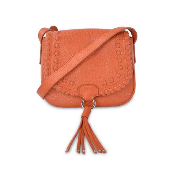 Crossbody Small Square Bag Female With Tassel