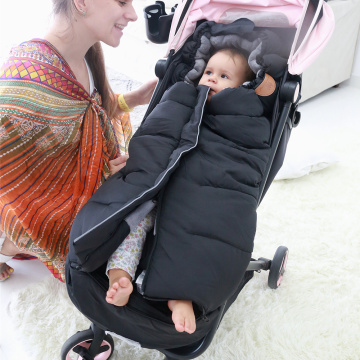 Baby Sleeping Bag In Stroller Winter Baby Envelope Sleeping Baby Diaper Bag Thick Windproof Multifunction Stroller Bag Wholesale