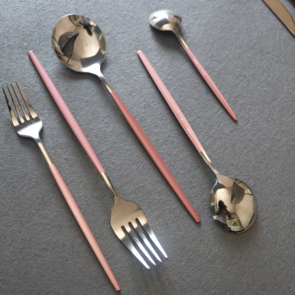 Green Gold Cutlery Tableware Set Mirror 30pcs Dinnerware Set Luxury 18/10 Stainless Steel Dinner Knife Fork Spoon Silverware Set