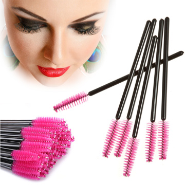 New 50Pcs/lot Disposable Eyelash Brushes Mascara Wands Applicator Wand Brushes Eyelash Comb Brushes Makeup Tool Kit
