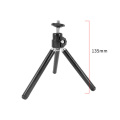 Portable Tripod Two-stage Telescopic Feet Handheld Tripod Rubber Anti-skid Pads Mobile Phones Smartphone Holder Travel Accessory