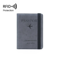 Women Men RFID Vintage Business Passport Covers Holder Multi-Function ID Bank Card PU Leather Wallet Case Travel Accessories