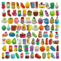 10pcs/lot Anime 3D rare game figures shopk kawaii cute fruit food Furniture vegetable model toy collectible gift for girl