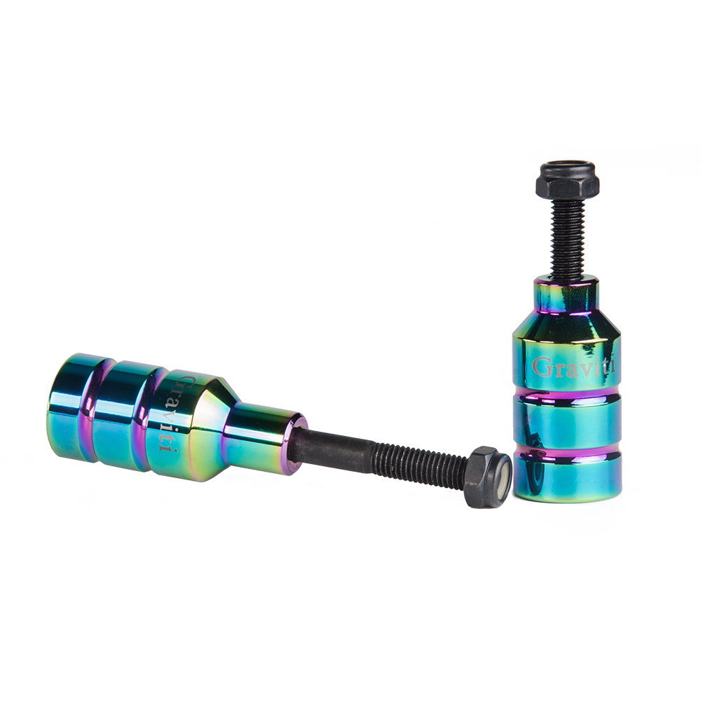 Freeshipping kick extreme scooter rainbow alloy aluminum pro stunt scooter foot Strong durable excellent peg