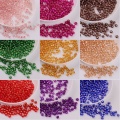Glass Bead 400Pcs 3mm 8/0 Transparent Crystal Czech Seed Glass Spacer Beads For Jewelry Handmade Garments DIY Sewing Craft