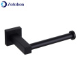 ZOTOBON Stainless Steel Black Towel Ring Holder Paper Holder Robe Towel Hooks Bathroom Accessories Wall-Mounted Towel Bars M127