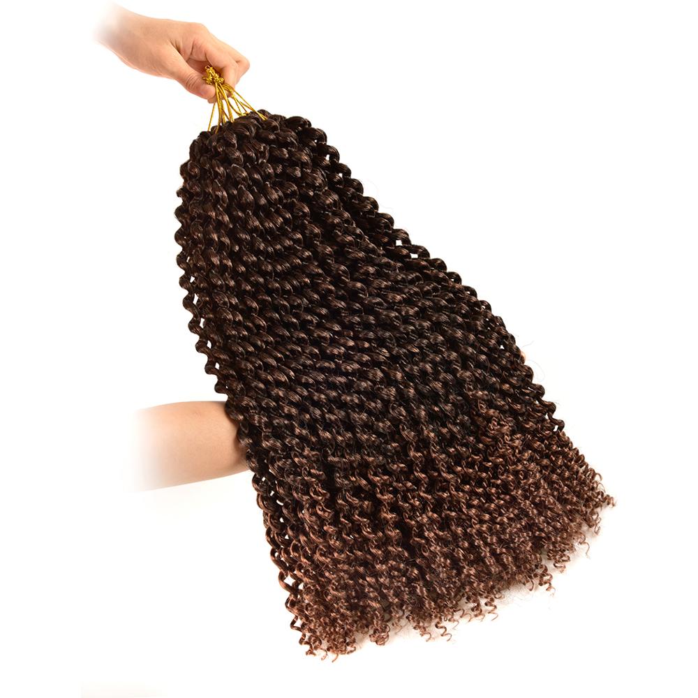 Aidaiya 18inch Twisted Passion Twist Hair Crochet Hair Synthetic Ombre Bomb Twist looped Fluffy Spring Twists Braiding Hair