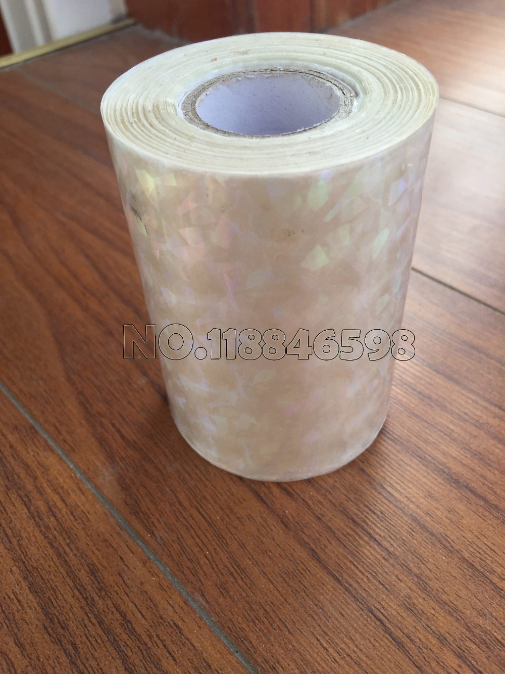 Holographic Plain Transparent Hot Stamping Foil On Paper or Plastic 8cm x 120m/Lot DIY Package Box