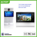 Apartment Building video intercom system with door release