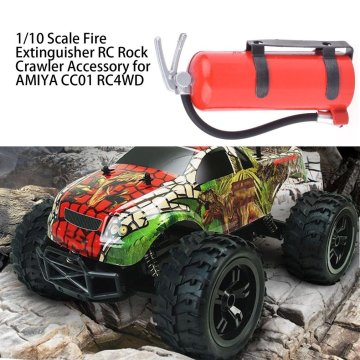 1/10 Scale Fire Extinguisher Simulation RC Rock Crawler Accessory for AMIYA CC01 RC4WD Mini Fire Extinguisher Toy