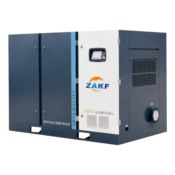 Low noise smooth operation 90KW 120HP Water cooled Micro oil screw vacuum pump