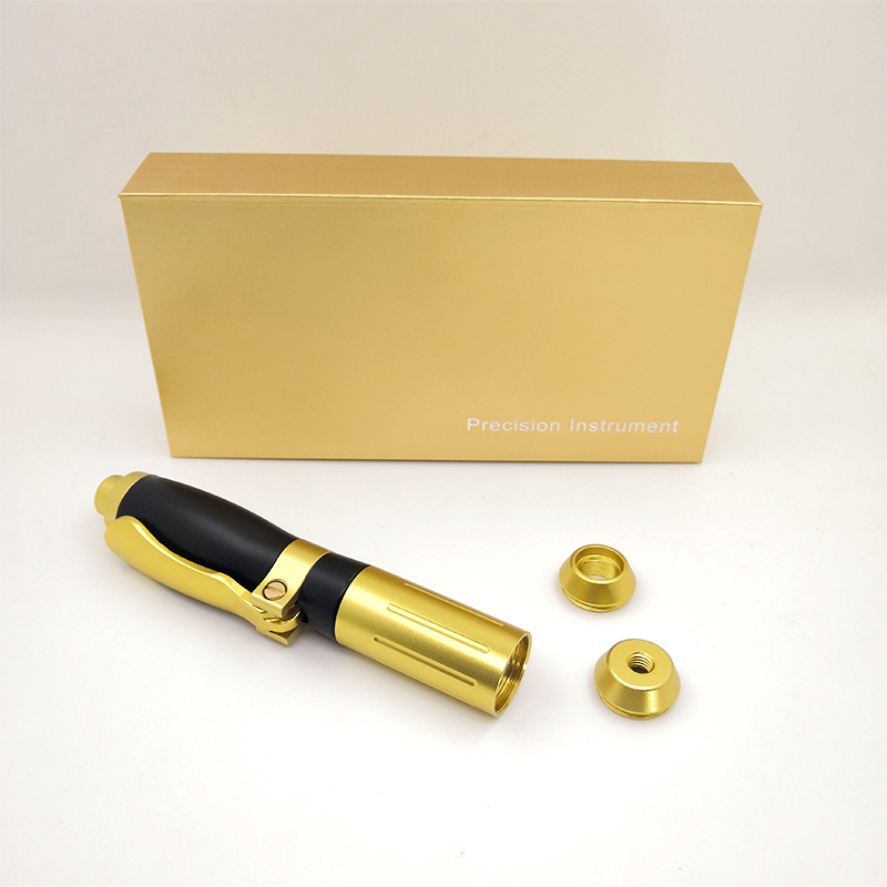 0.3ml &0.5ml Hyaluronic Injection Pen Lip Filler Meso Atomizer Pen Kit Head Gold Injection Acid Guns Anti Wrinkle Syringe Needle