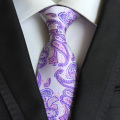 Mens 100% Silk Tie Geometric Pattern Classic Tie for Man Business Casual Knitted Men Neckties