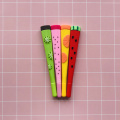 1PC Cute Fresh Fruits Watermelon Pitaya Kiwi Gel Pen Rollerball Pen School Office Supply Student Stationery 0.38mm Blue Ink