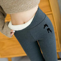 Warm Long Leggings Women Print Warm Winter Tight Thick Velvet Wool Cashmere Pants Trousers Leggings Гамаши