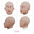 Silicone Transgender Mask for Dance Masquerade Crossdress Cosplay Mask Handmade Makeup Mask Drag Queen Shemale Full Head Mask