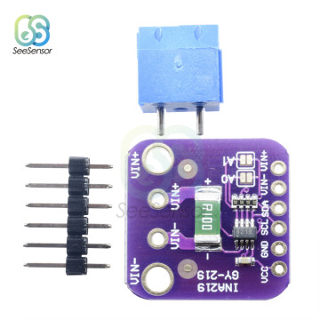 INA219 GY219 DC Current Power Supply Breakout Sensor Module Board Sensor Module I2C Interface INA219B DIY Electronic for Arduino