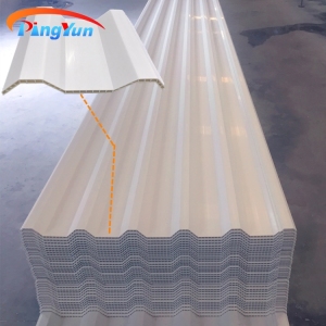 heat resistant plastic roof hollow PVC roof tile