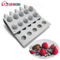 SHENHONG Cake Decorating Mold Peanut 3D Silicone Baking Mould For Chocolate Brownie Mousse Make Dessert Tools